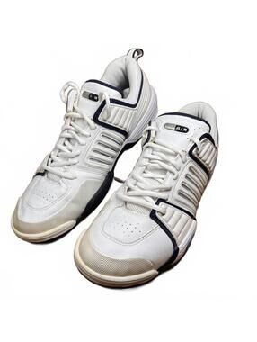 Nike Zoom Air White and Navy Athletic Shoes Size 13